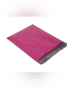 Solid Hot Pink Poly Mailers 12" x 15.5" Shipping Bags 20 Count